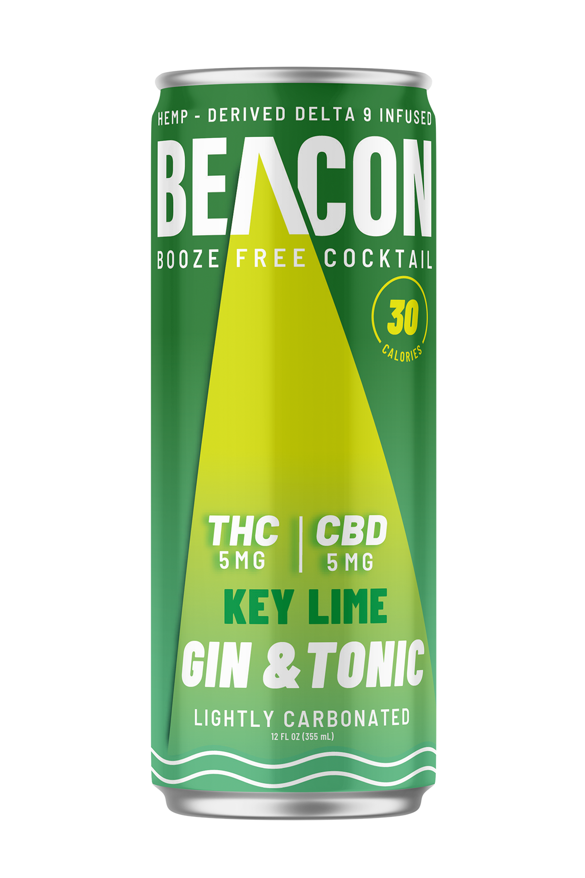 Beacon Beverages Key Lime Gin &amp; Tonic is a refreshing twist on a classic cocktail. Infused with THC and crafted from all-natural ingredients.